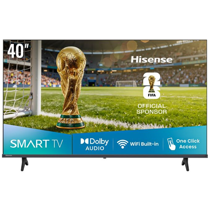 Hisense 40 Inch Smart Full HD VIDAA TV Free-to-Air Receiver - Black