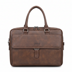 Brown Jeep Leather Handbag Briefcase