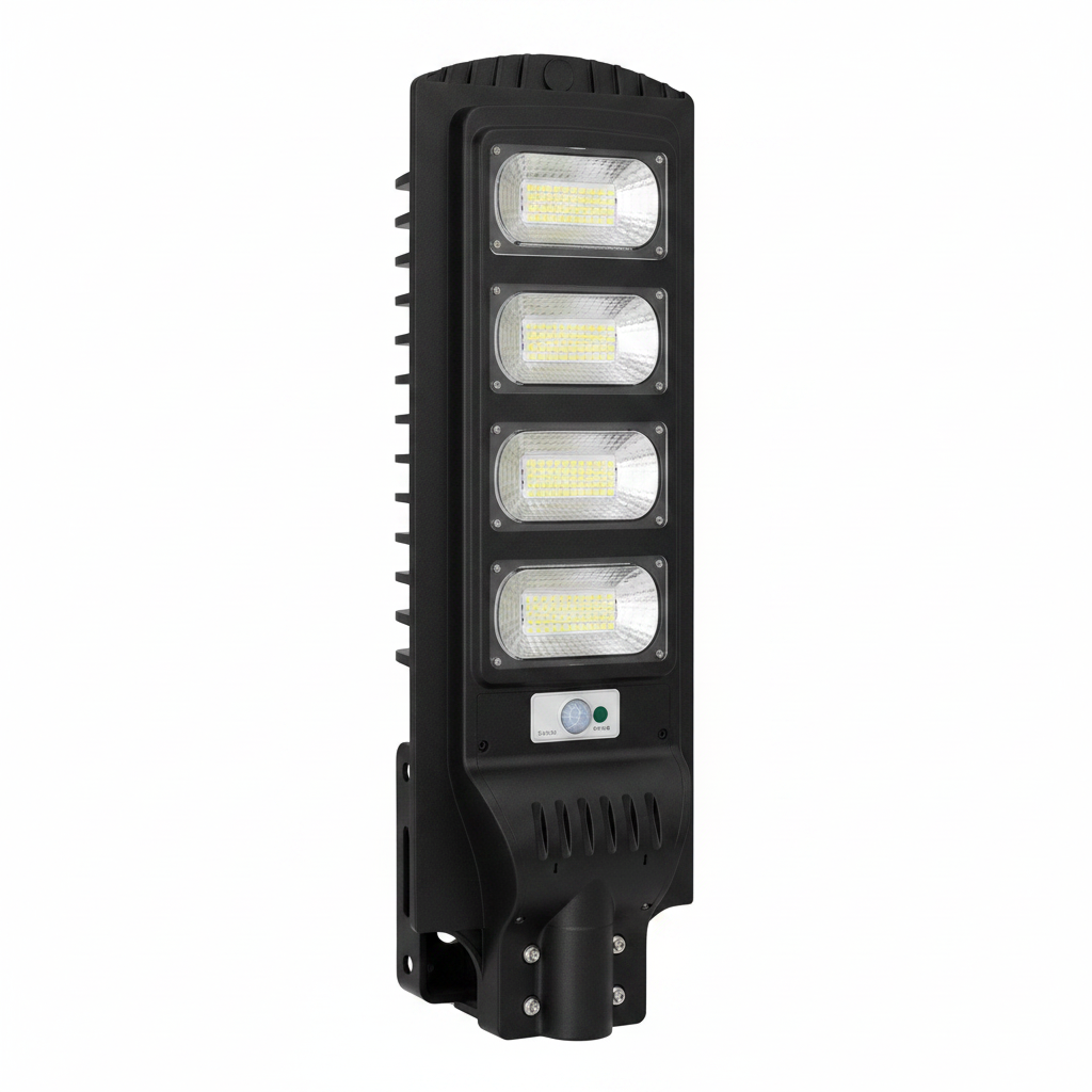 Neelux 85-series 120W solar street light - white background