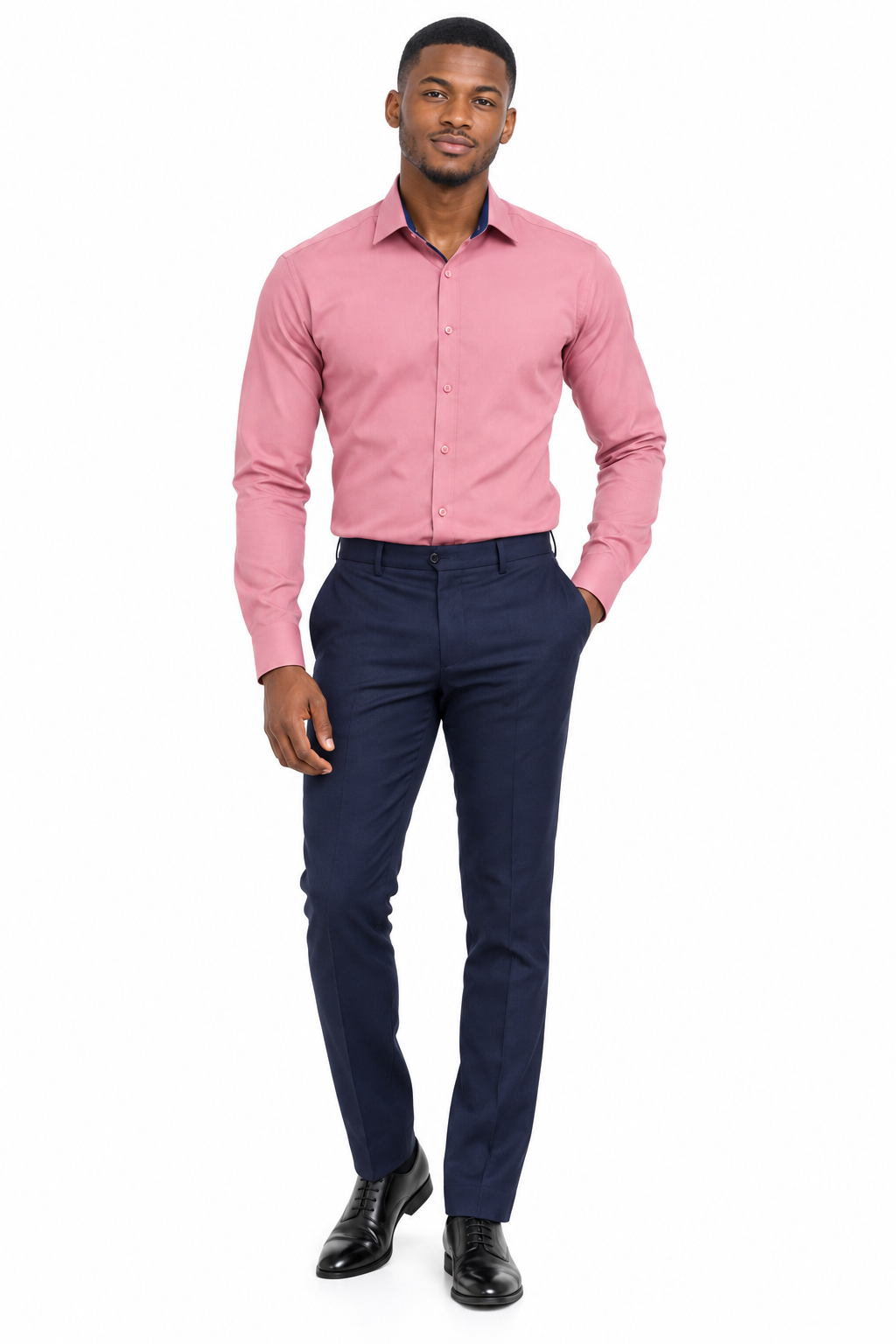 X-Factor Dusty Rose Formal Shirt lifestyle