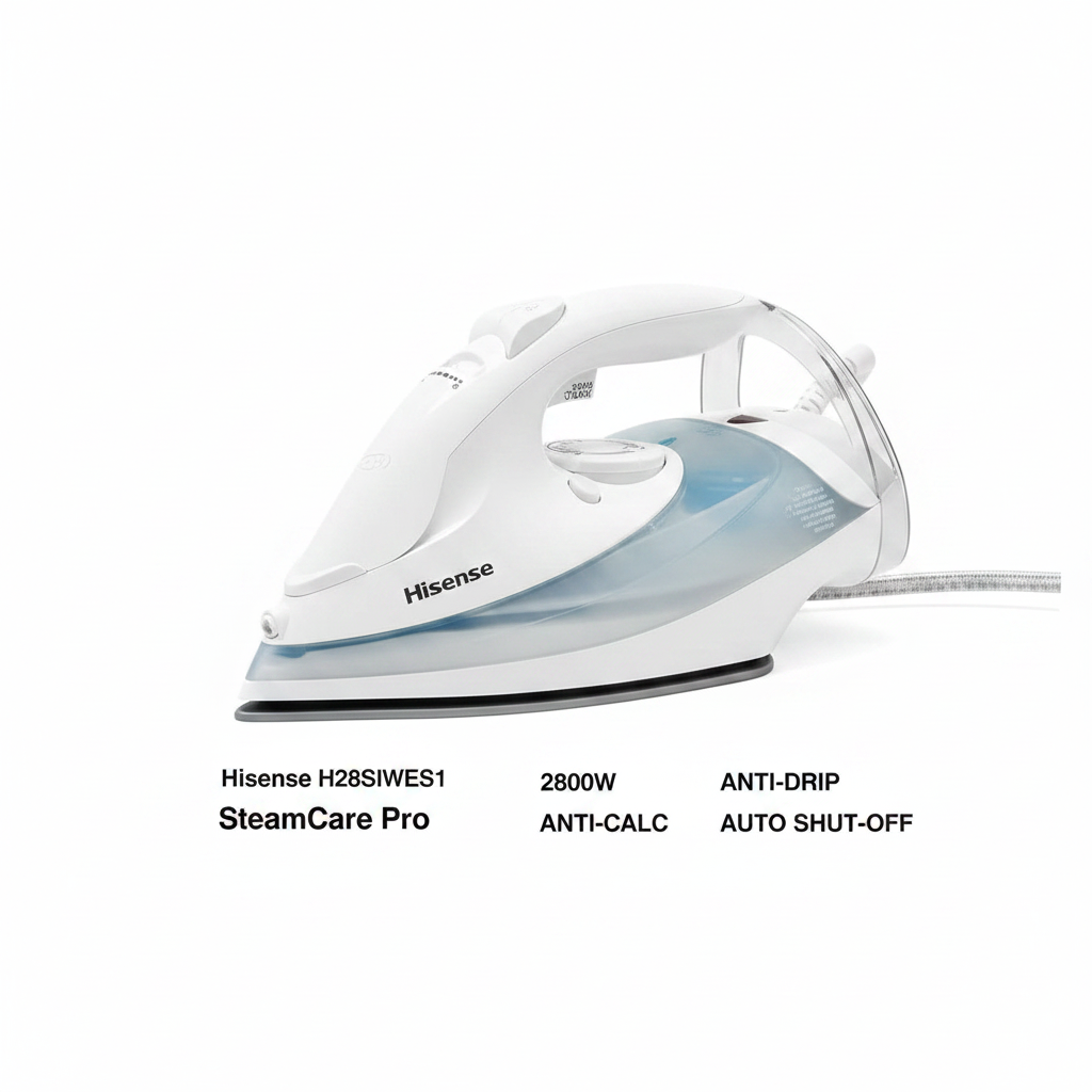 Hisense SteamCare Pro Steam Iron - White Background