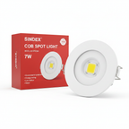 Sindex SD-SP072BK 7W COB Spot Light - White Background