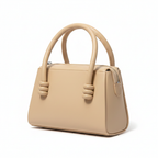 Alina Mini Top Handle Bag Beige - White Background