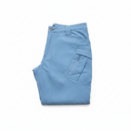 Men's Light Blue Tactical Cargo Pants - White Background