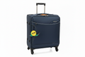 Navy Blue Trolley Luggage Large on white background
