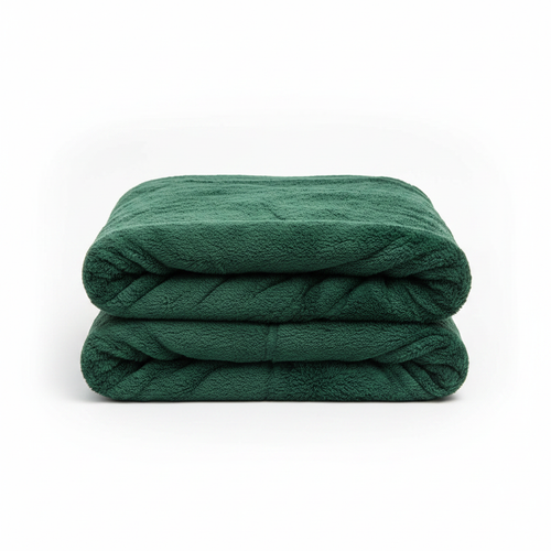 6x6 Soft Blanket - Dark Green