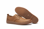 Men's Timberland Wheat Leather Low-Top Shoes on white background