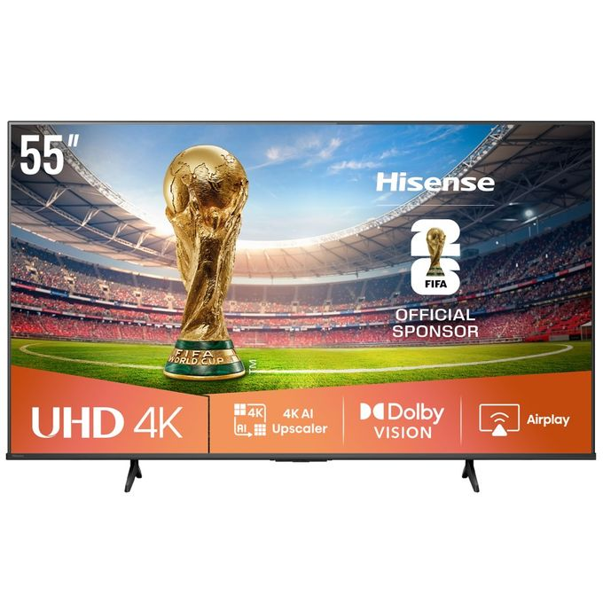 Hisense 55 Inch 4K UHD LED VIDAA Smart TV - 55Q6 (3 Years Warranty)
