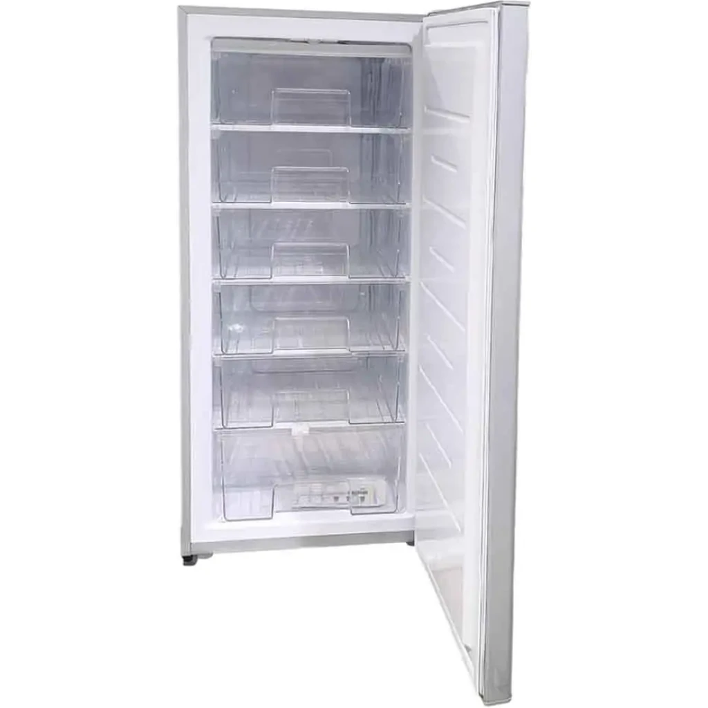 TCL F234SD 234L Upright Freezer | Single Door | Tropical Climate | Grey | Energy Efficient