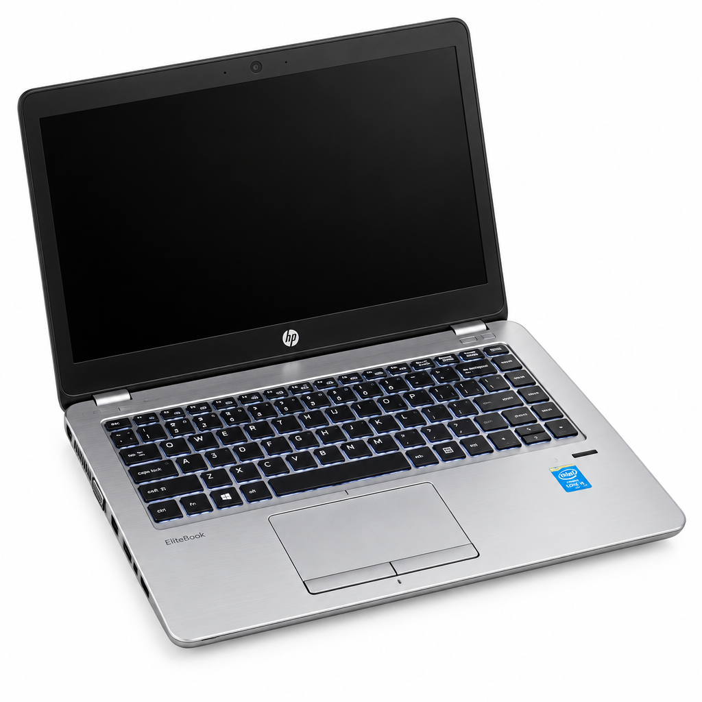 HP EliteBook 840 G2 - Open keyboard white background