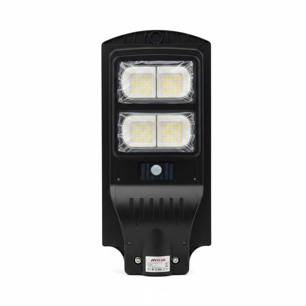 Neelux 60W LED solar street light - white background
