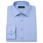 X-Factor Striped Formal Shirt white background