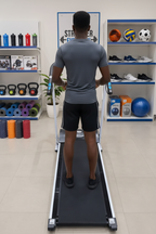 Indoor Walking Pad – Lifestyle Rear