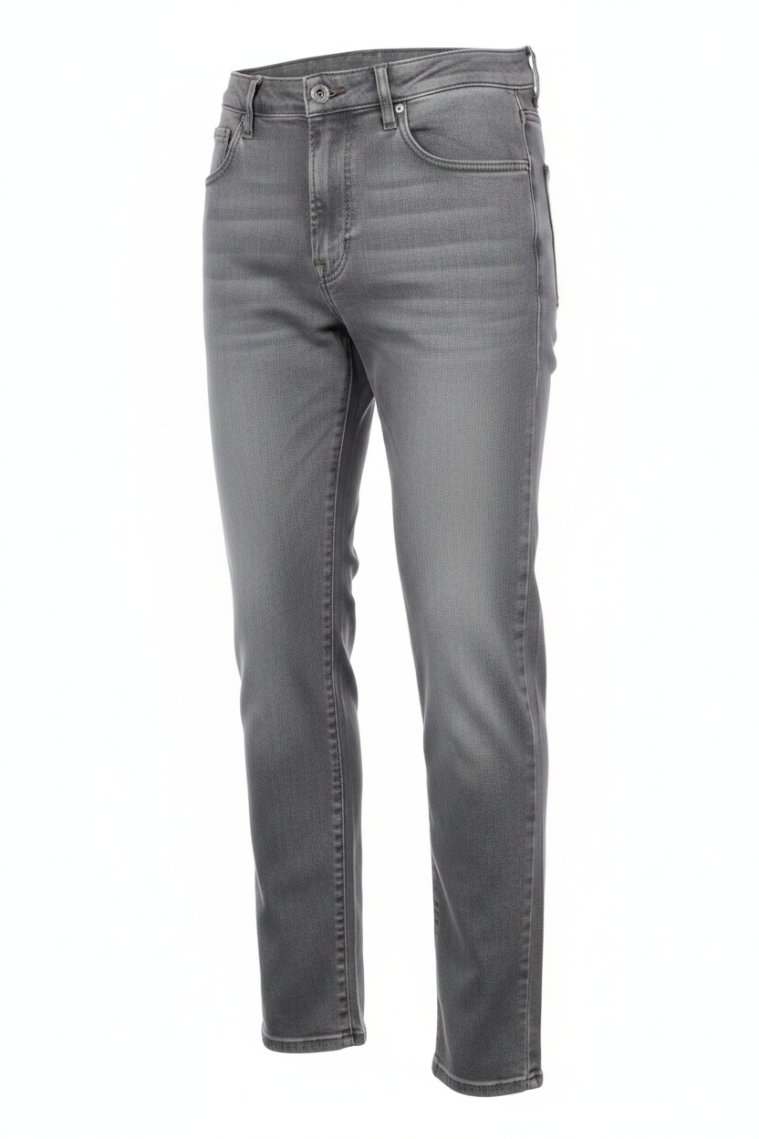 Men's Light Grey Jeans - Relaxed Fit