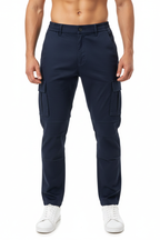 Navy Cargo Pants - Waist Down