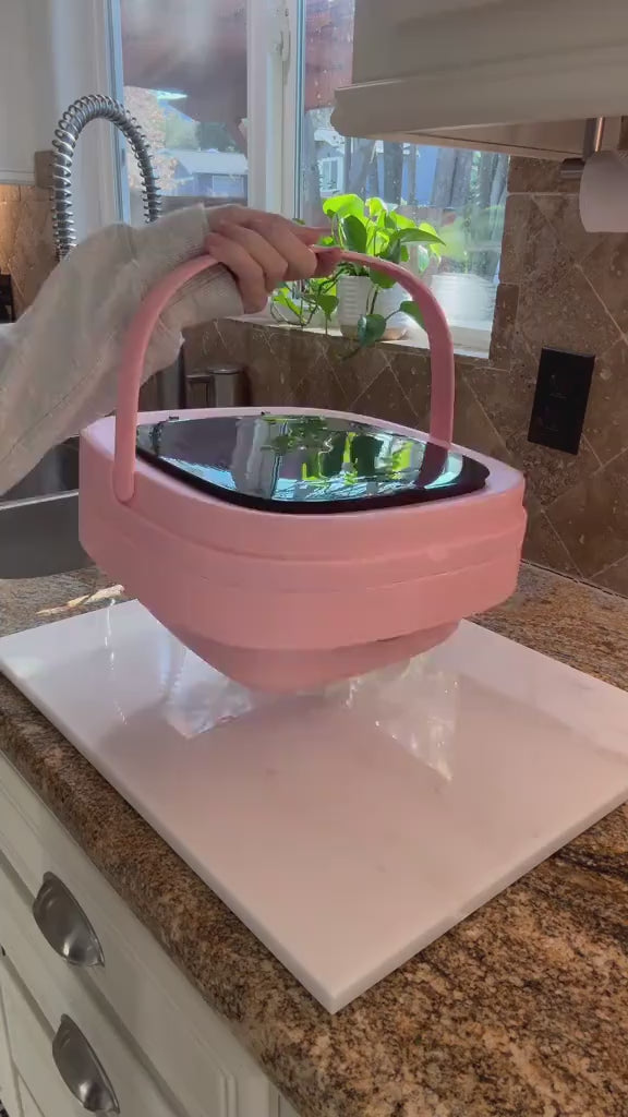 Mini Foldable Portable Washing Machine | Compact Bucket Washer | Travel & Baby Clothes