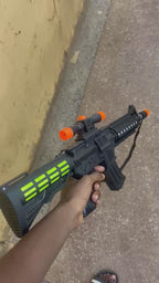 Kids Combat Ranger Toy Rifle | Light & Sound Effects | Scope & Strap | Ages 3+