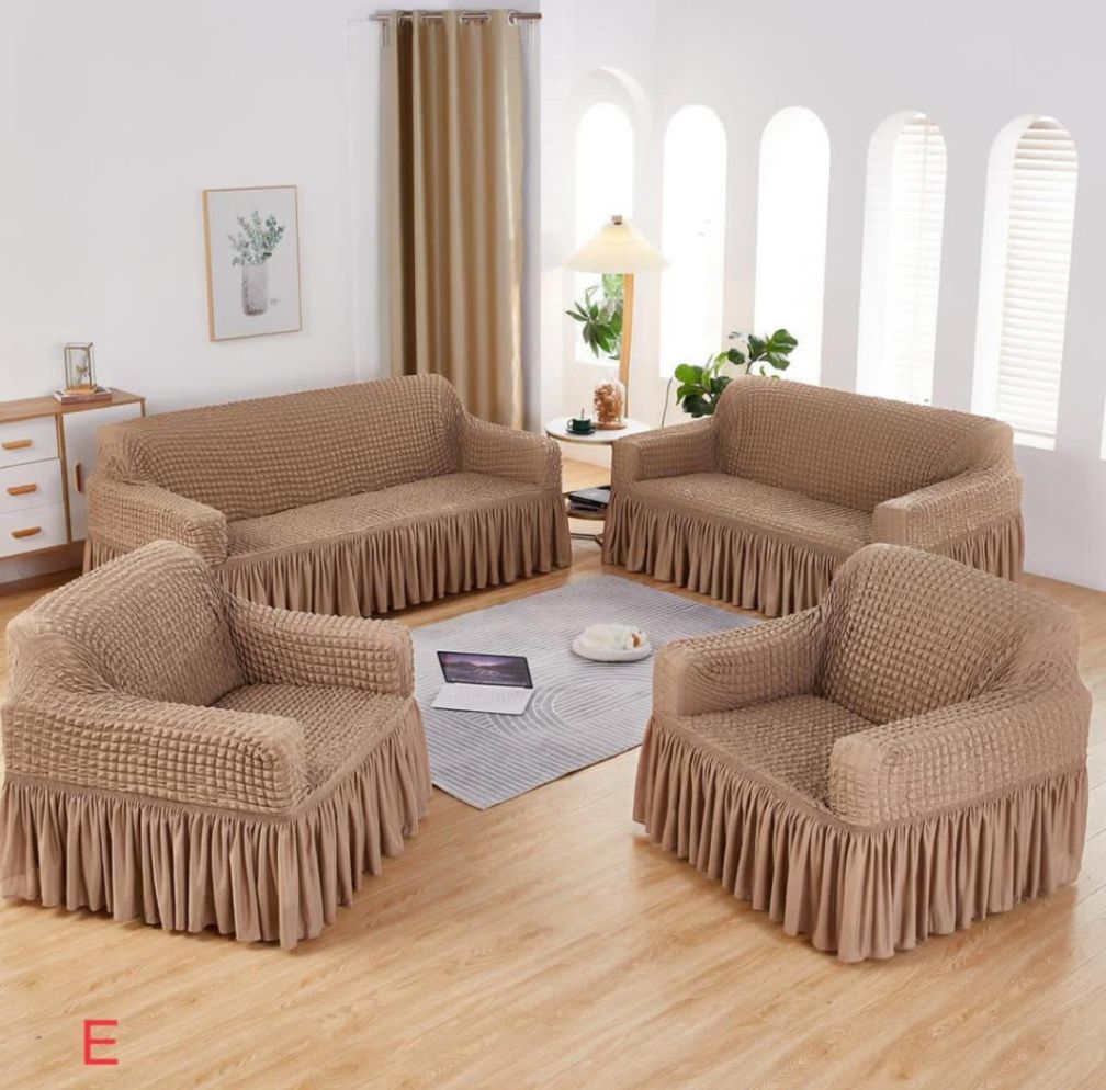 Seersucker Sofa Cover – 1 Seater