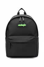 Xchafa Neon Green Badge Backpack White Background